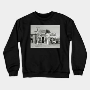 Midway Service Station, 1939. Vintage Photo Crewneck Sweatshirt